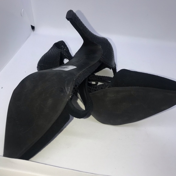 LANE BRYANT LEATHER COLLECTION STRAP HEELS Sz 10 - Picture 6 of 8